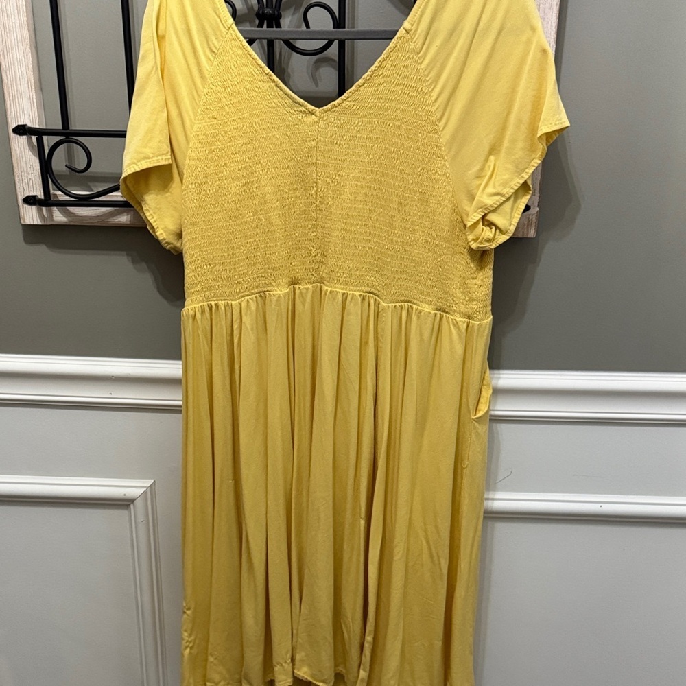 Torrid Sunny Yellow Short Sleeve Dress 3 - Picture 13 of 15